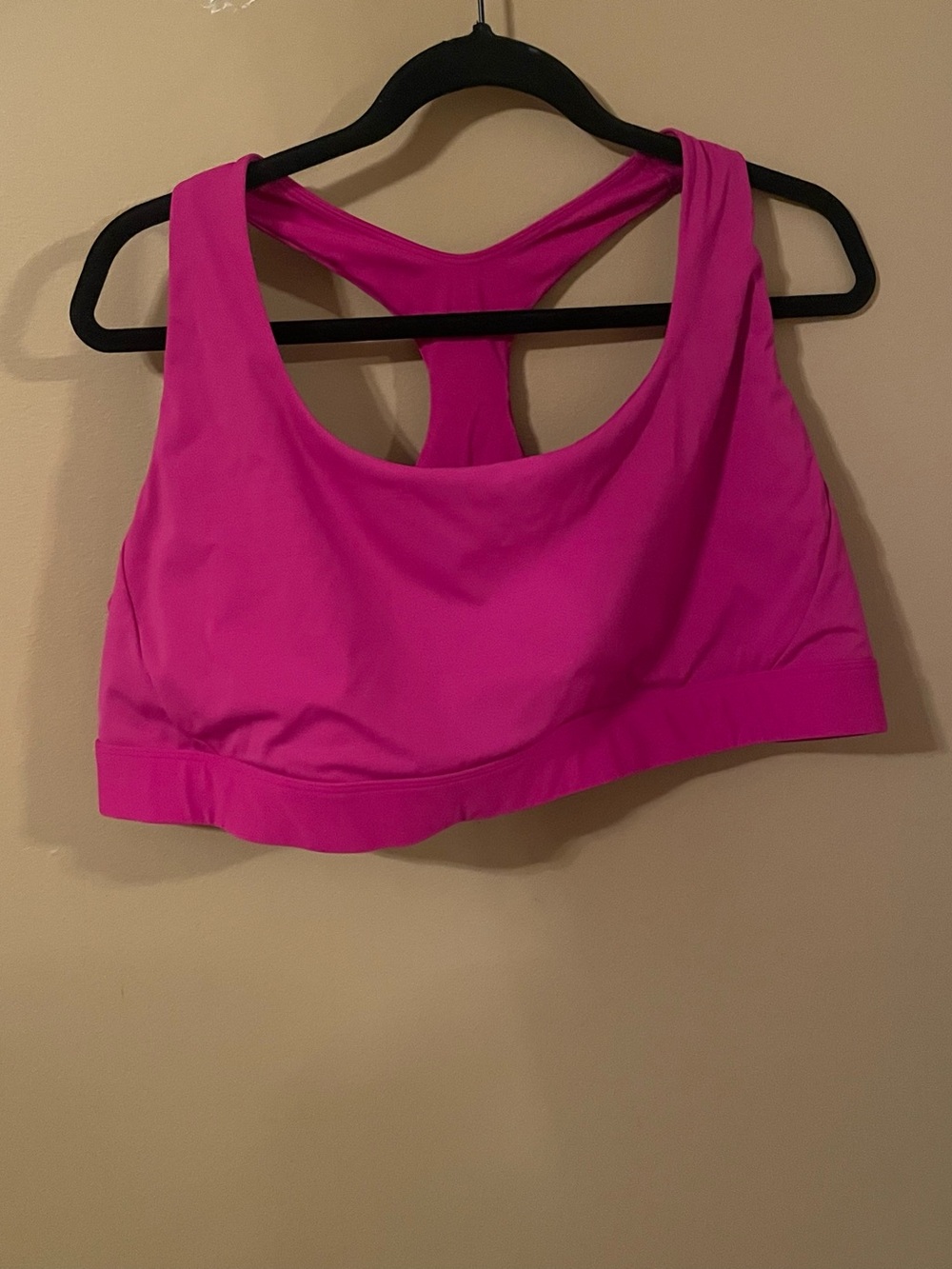 Athleta Hot Pink Racerback Sports Bra